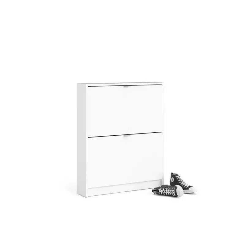 Tvilum, Bright 2 Drawer Shoe Cabinet