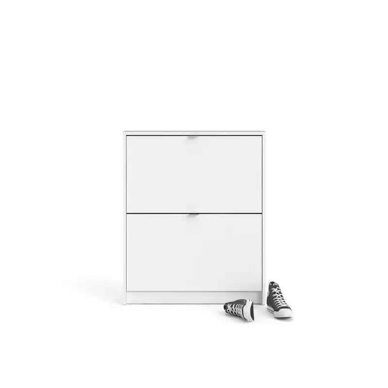 Tvilum, Bright 2 Drawer Shoe Cabinet