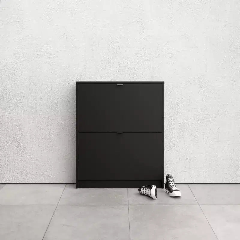 Tvilum, Bright 2 Drawer Shoe Cabinet
