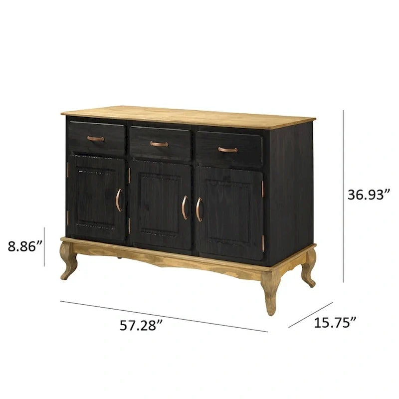 Buffet Vert en Bois