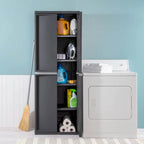 Sterilite Lot de 2 Organiseurs de Rangement à 4 Étagères Réglables pour Garage, Gris - Lot de 2