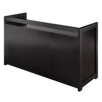 Banc de rangement Addison avec 3 sections - Espresso foncé - Winsome : Organisateur d'entrée, Pouf de chambre en similicuir