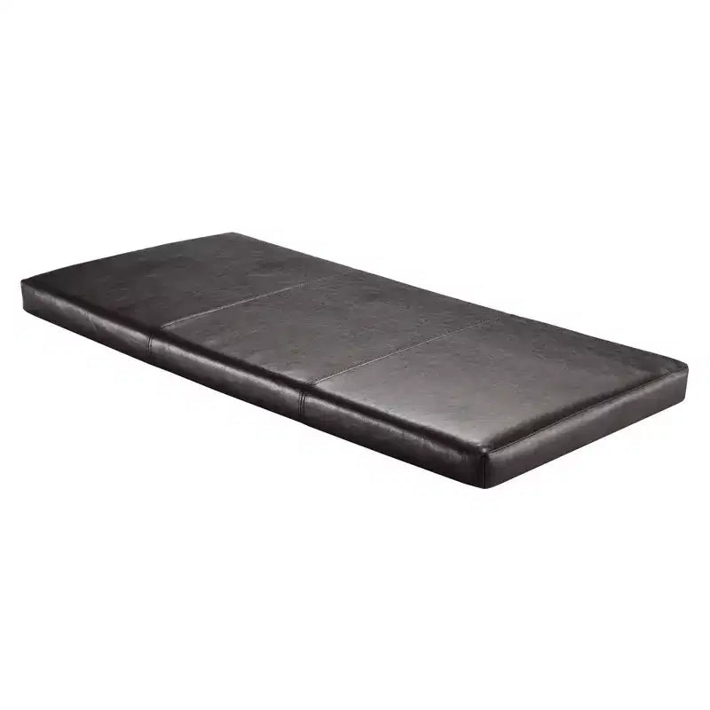 Benches Winsome Espresso Brown: Cushioned Faux Leather, No Assembly, PU Soft Seat