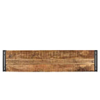 Handcrafted Reclaimed 71 Wood Bench with Iron Legs - Timbergirl