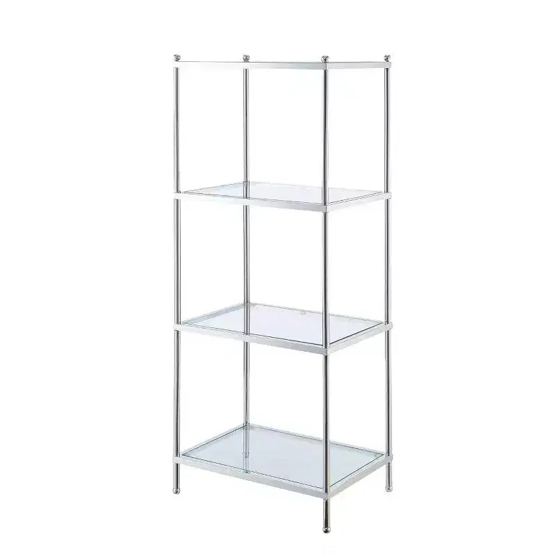 43" Royal Crest 4 Tier Tower Chrome - Breighton Home