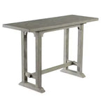 Whitford Sofa Table Dove Gray - Steve Silver Co.: Distressed Wood, Saw Rasping, Double Diamond Inlay