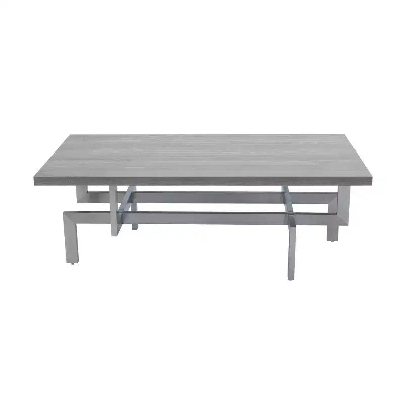 Illusion Wood Coffee Table Gray - Armen Living
