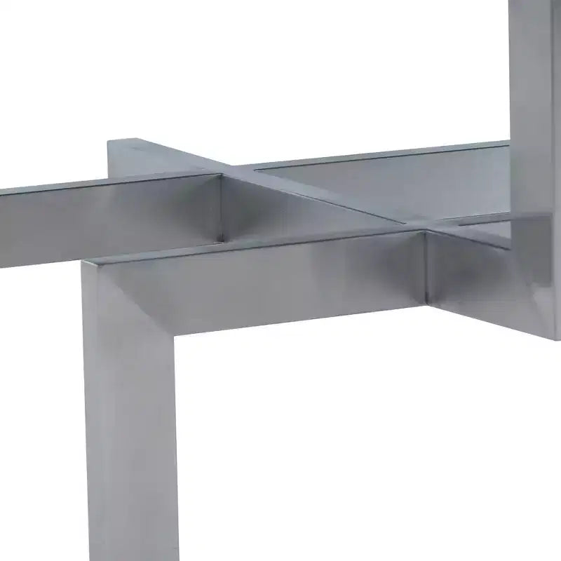 Illusion Wood Coffee Table Gray - Armen Living