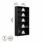 Bibliothèque haute à 5 étagères Universal de Bush Furniture