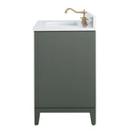 Meuble-lavabo Vanity Art avec évier en céramique et dessus en marbre reconstitué