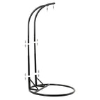 LeisureMod Sedia a Uovo Sospesa per 2 Persone con Supporto - Dondolo Pensile per Esterni/Interni in Rattan Intrecciato con Cuscini
