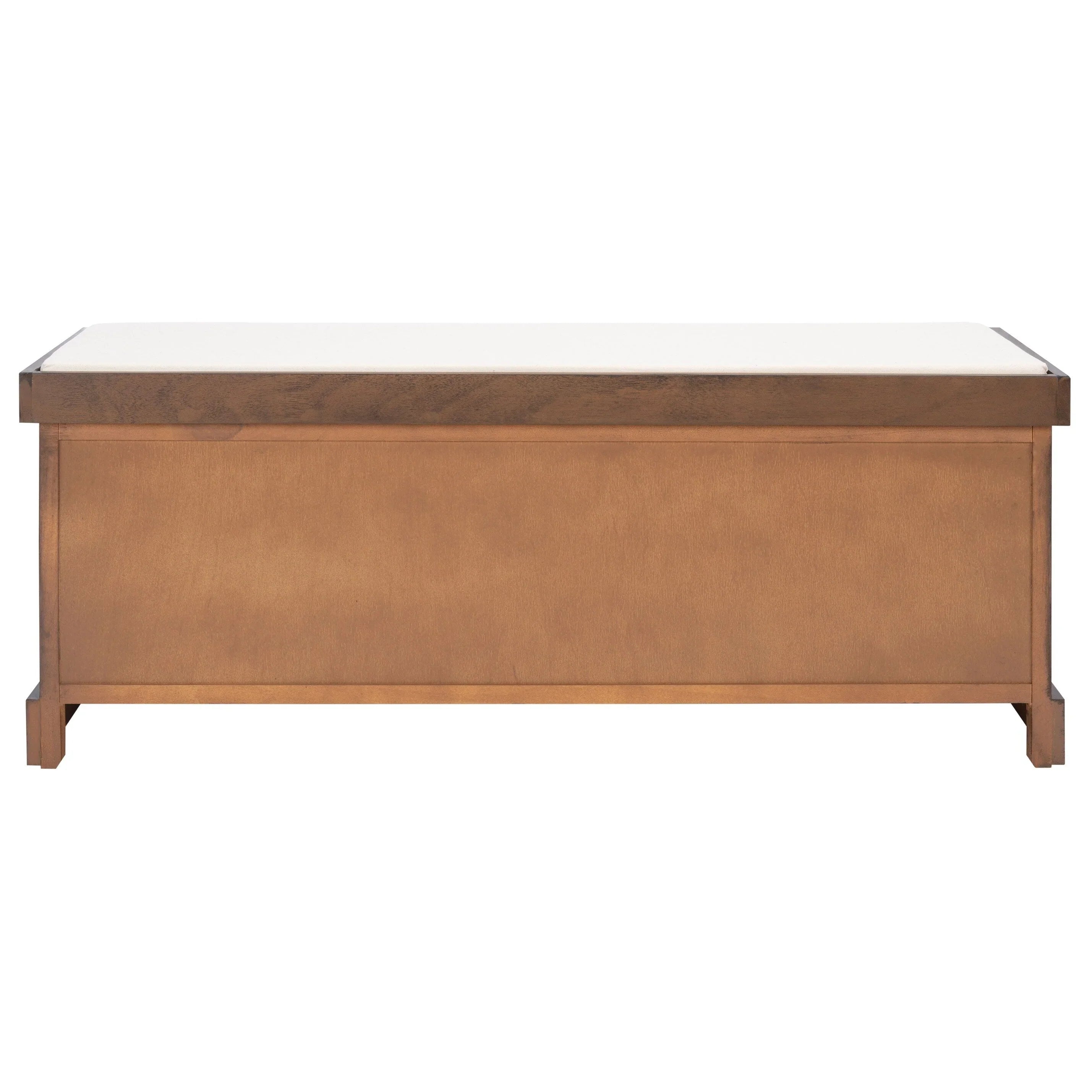 Banc de rangement SAFAVIEH Fiorello 3 tiroirs avec coussin - 47,3 L x 15 P x 19 H - 47Lx15Px19H