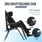 Sedia a sdraio oversize XL imbottita con gravità zero, bracciolo più largo, reclinabile regolabile con portabicchieri - N/D