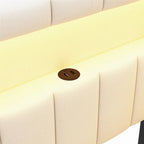 Lit plateforme rembourré avec ports USB et éclairage LED - Cadre de lit double/simple avec 2 tiroirs de rangement - Chambre à coucher moderne