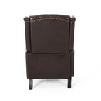 Fauteuil inclinable en cuir reconstitué Walter Brown par Christopher Knight Home