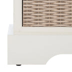 Banc de rangement SAFAVIEH Fiorello 3 tiroirs avec coussin - 47,3 L x 15 P x 19 H - 47Lx15Px19H