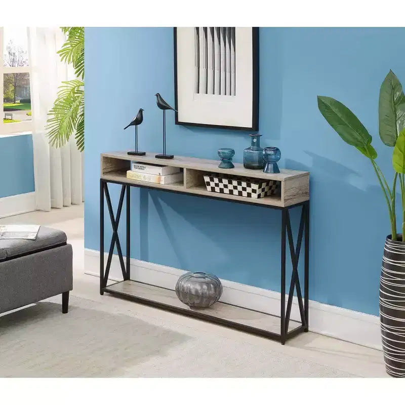 Tucson Deluxe Console Table with Shelf - Breighton Home
