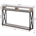 Tucson Deluxe Console Table with Shelf - Breighton Home