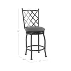 Tristan Metal Counter Height Barstool - HomePop