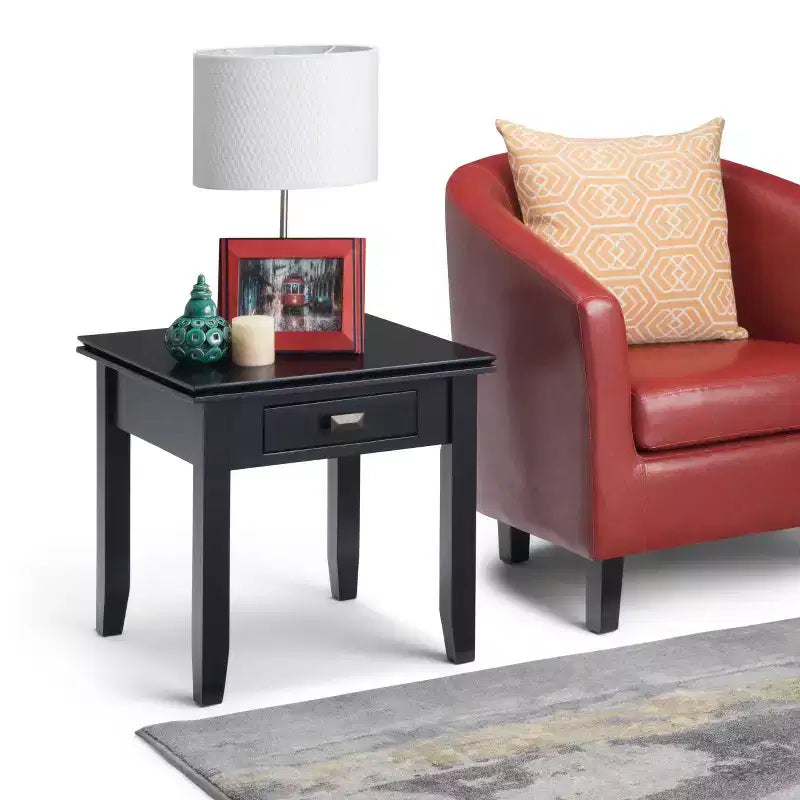 Stratford Solid Wood End Table - Wyndenhall