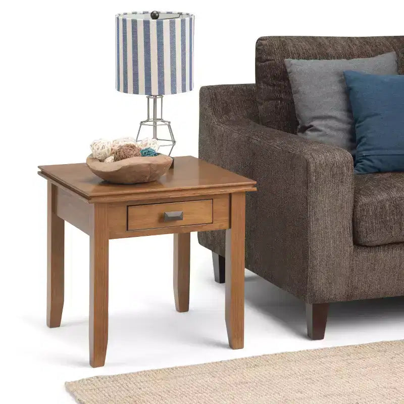 Stratford Solid Wood End Table - Wyndenhall