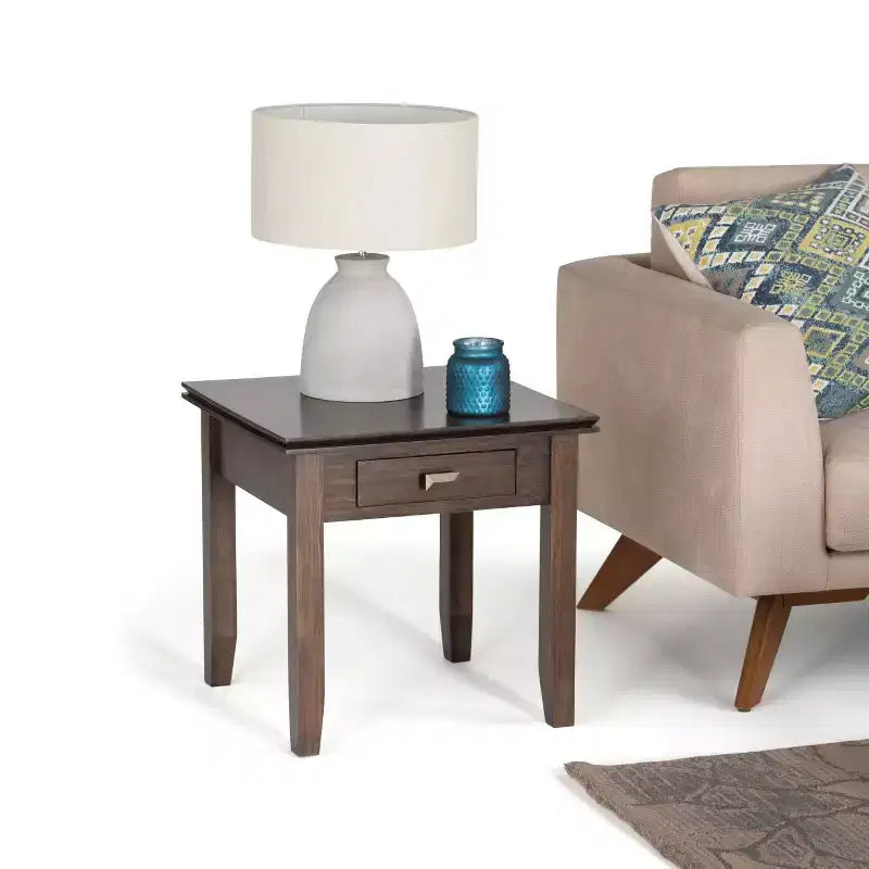 Stratford Solid Wood End Table - Wyndenhall