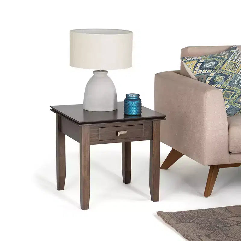 Stratford Solid Wood End Table - Wyndenhall