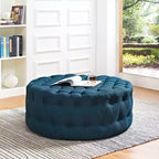 Amour Upholstered Fabric Ottoman - Modway