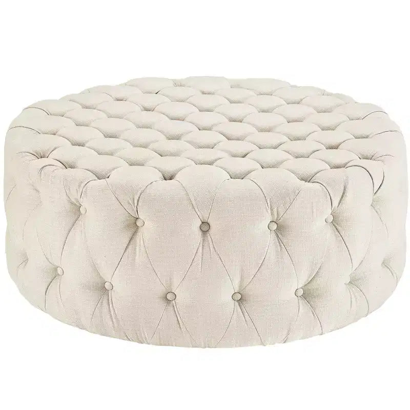 Amour Upholstered Fabric Ottoman - Modway