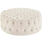 Amour Upholstered Fabric Ottoman - Modway