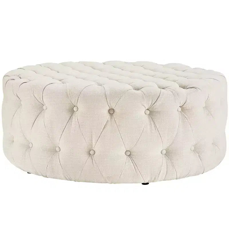 Amour Upholstered Fabric Ottoman - Modway