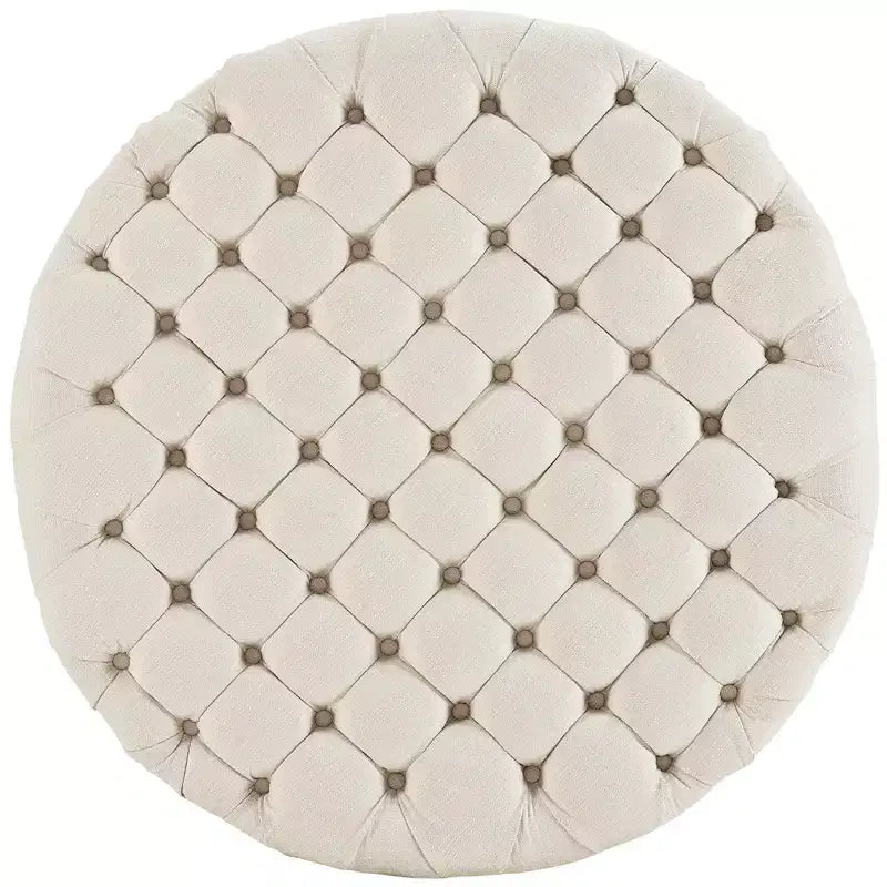 Amour Upholstered Fabric Ottoman - Modway