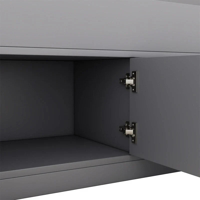 Lit plateforme capitaine double/grand avec 4 tiroirs et étagères de rangement, cadre de lit en bois massif avec tête de lit bibliothèque de rangement