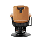 Fauteuil de barbier inclinable robuste SHERMAN, Camel
