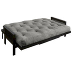 Matelas de futon TruPedic gris granit de 12 pouces