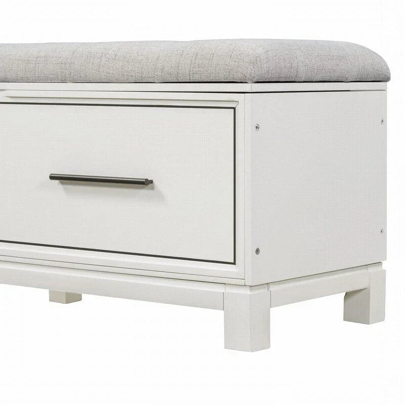 Banc à chaussures avec coussin amovible et rangement dissimulé pour l'entrée et le salon