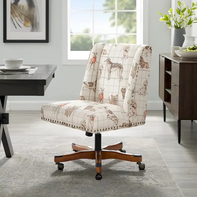 Chaise de bureau pivotante Violet