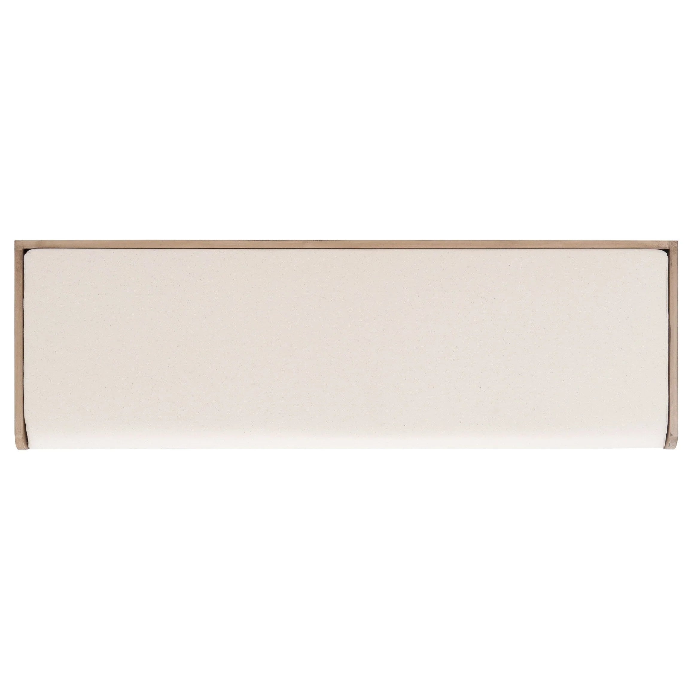 Banc de rangement SAFAVIEH Fiorello 3 tiroirs avec coussin - 47,3 L x 15 P x 19 H - 47Lx15Px19H
