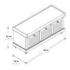 Banc de rangement Arbakka The Gray Barn