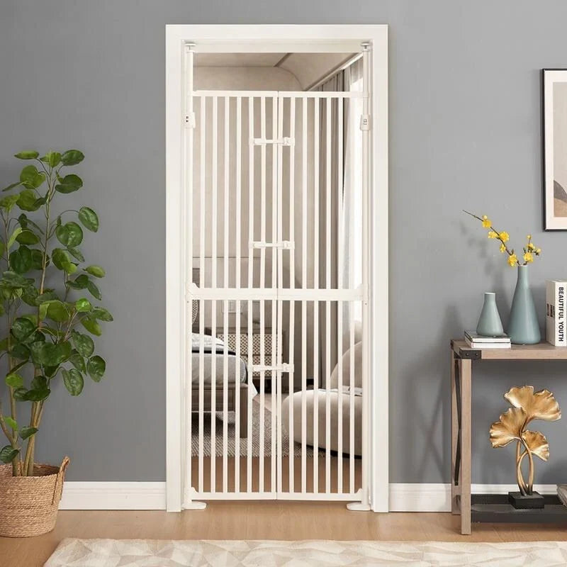 unipaws Barrière Extra Haute pour Chat 188 cm avec Portes et Serrures