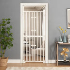 unipaws Barrière Extra Haute pour Chat 188 cm avec Portes et Serrures