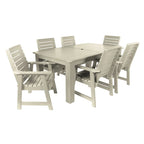 HIGHWOOD PROFESSIONAL Set da pranzo da esterno 7 pezzi 42x72