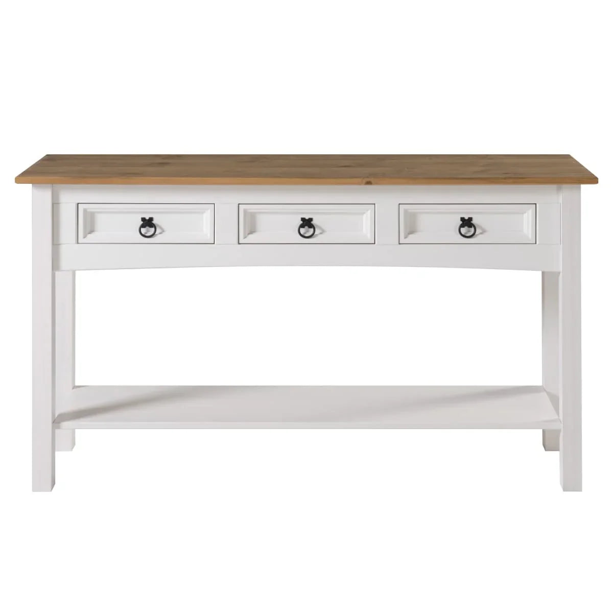 Console de table en bois 3 tiroirs Corona | Furniture Dash - S.O.