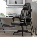 Sedia da gaming BOSSIN Racing Style, sedia da gamer per persone robuste fino a 136 kg, sedia da computer con schienale alto