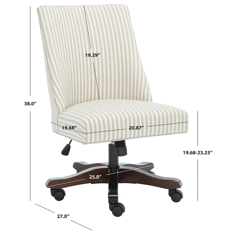 Chaise de bureau SAFAVIEH Meggan - 25Lx27Px38H