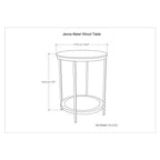 18 Alrich Round Side Table - WyndenHall