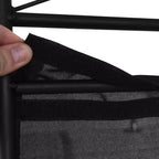 Costway 4 Panel Room Divider Privacy Screen Home Office Fabric Metal Frame