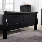 Sliver Sleigh Panel Bed - HOMES: Inside + Out