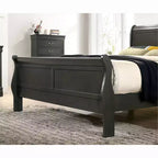 Sliver Sleigh Panel Bed - HOMES: Inside + Out