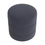 Pouffe rond rembourré - HomePop